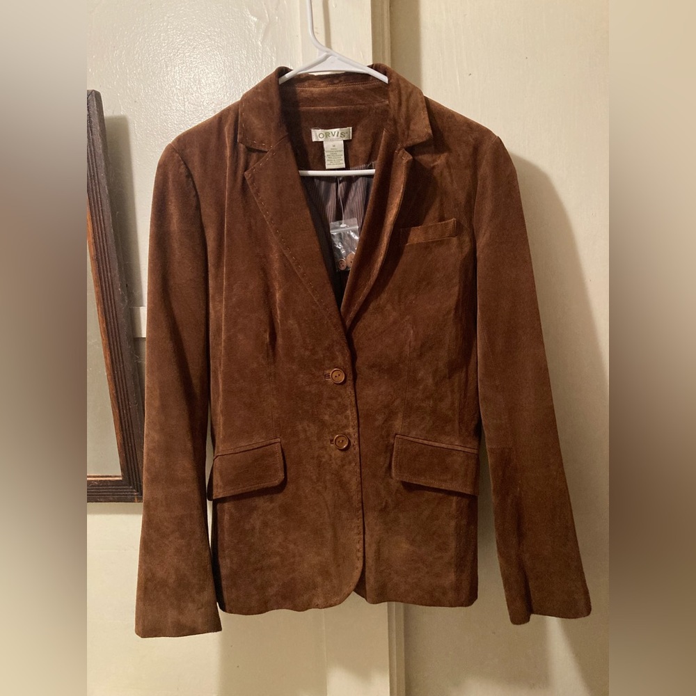 Suede Orvis Brown Jacket
